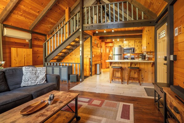 TV connectée, cheminée, baby-foot