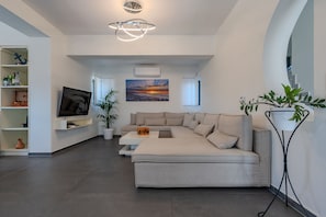 Villa - 5 sovrum - privat pool - havsutsikt | Vardagsrum | Kontor