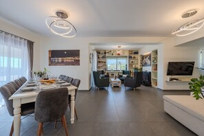 Villa - 5 sovrum - privat pool - havsutsikt | Vardagsrum | Kontor