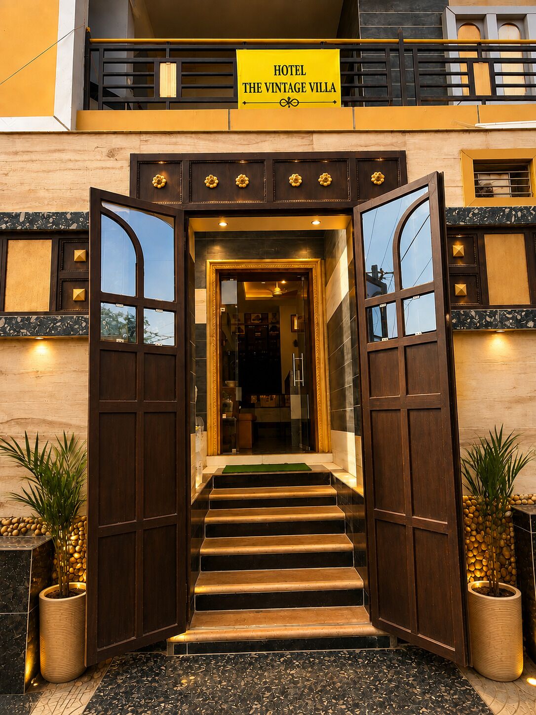 Interior entrance