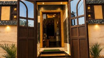 Interior entrance