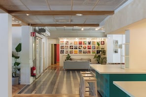 Interior entrance