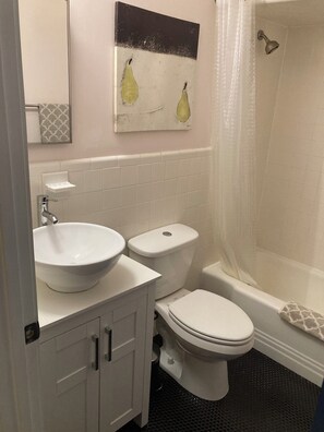 Towels, soap, toilet paper