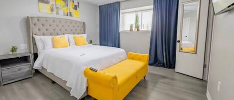 1 chambre, fer et planche à repasser, Wi-Fi, draps fournis