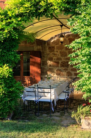 Área para banquetes al aire libre