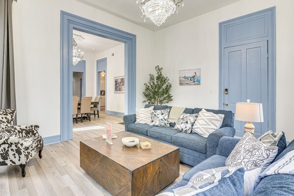 Apartment (1 Bedroom) | Interior - Walk to Shops, Eateries: Historic Galveston Escape (Galveston)