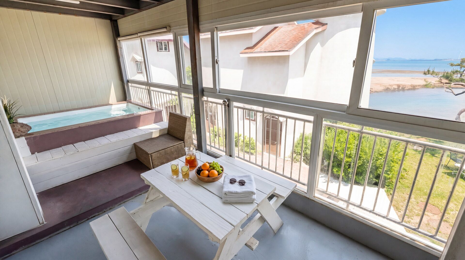 Basic Room, 1 Bedroom (Flute (Ocean View, Jacuzzi, BBQ)) | 1 bedroom, free WiFi