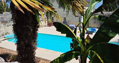 Authentic 2-bedroom gite ideally located for visiting Anjou with the family.