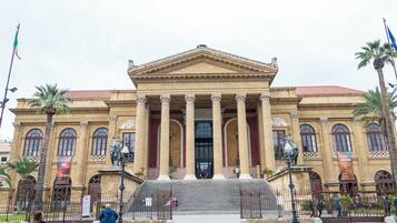 Aussenbereich für Bankette