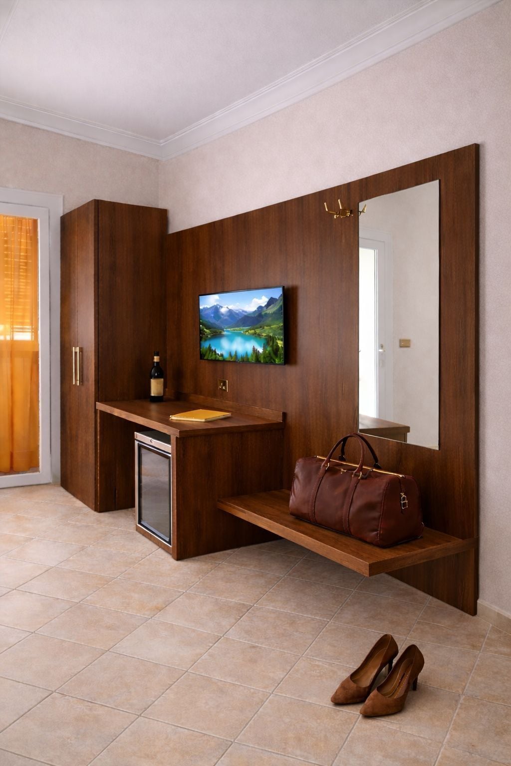 Dobbeltrom – deluxe | Individuelt innredet, strykejern/-brett, wi-fi (inkludert) og sengetøy