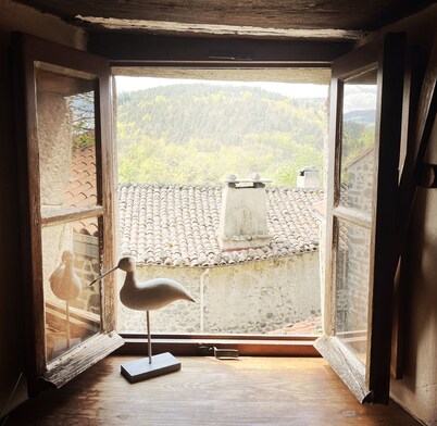 Nature break in the monk's room, wellness area on site!