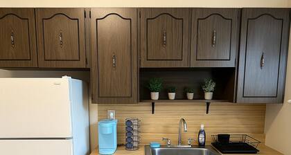 Charming 1-bedroom apt walk to Train and DownTown area with WiFi, AC