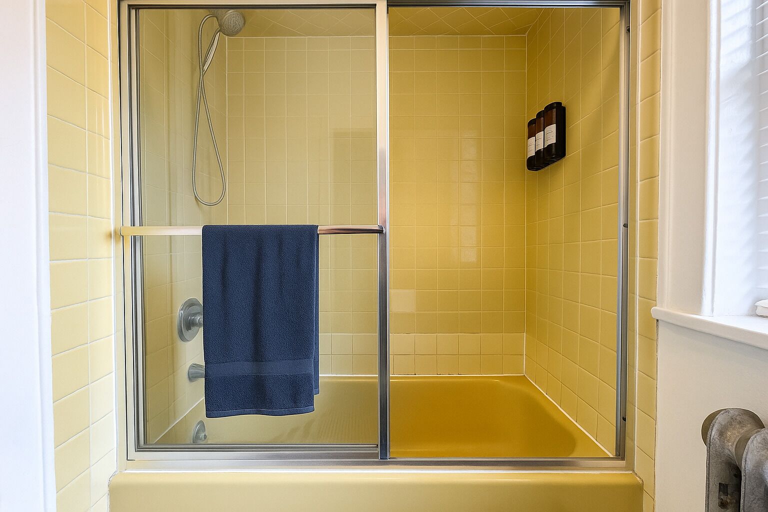 Serviettes fournies, savon, papier toilette