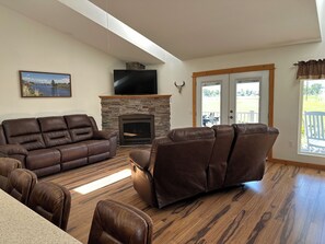 TV connectée, cheminée