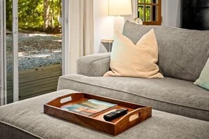 TV, offices - Mama Bear, cozy cabin in the Smoky Mountains. (Sevierville)