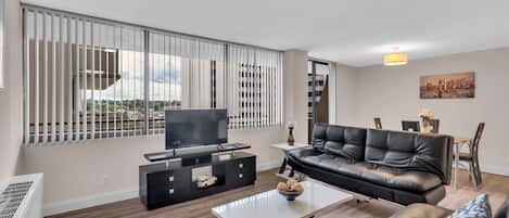 Apartment, 2 Bedrooms | Living area