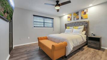 1 chambre, fer et planche à repasser, Wi-Fi, draps fournis