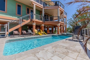 A heated pool - 5BR North Captiva Estate Sleeps 19 with Pool & Dock (Captiva)
