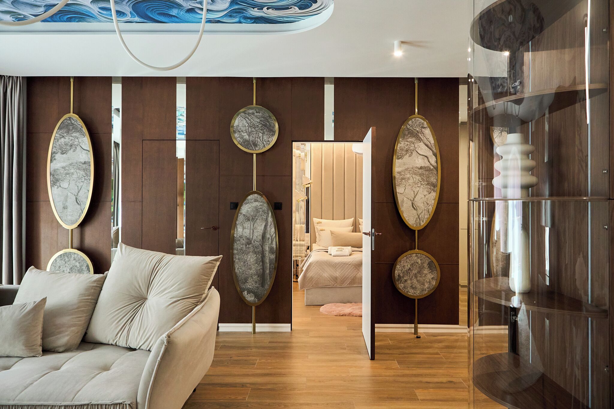 Superior Apartment, 2 Bedrooms | Living area | Flat-screen TV