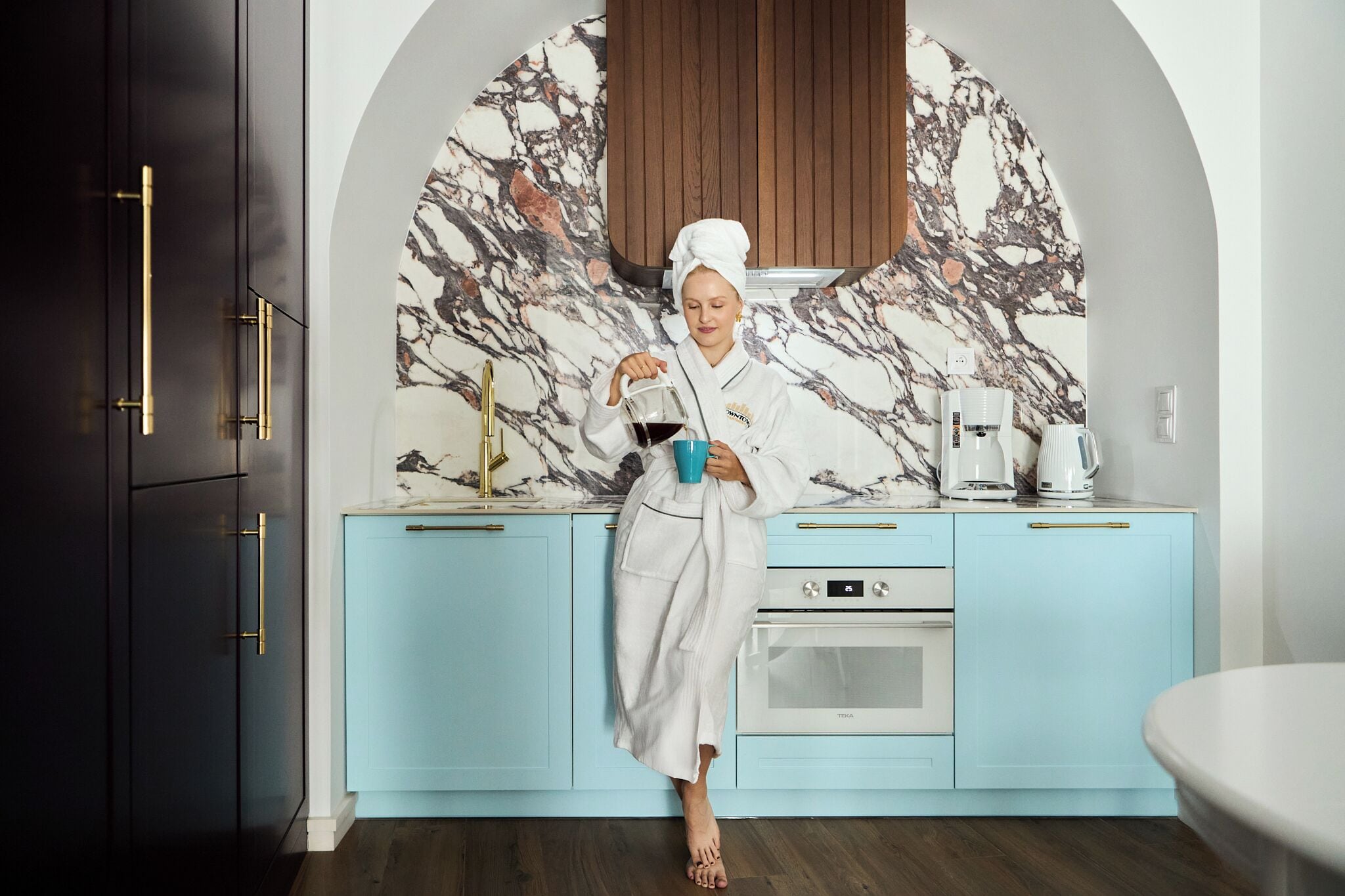 高级公寓, 2 间卧室 | 私人简易厨房 | 冰箱、炉灶、洗碗机、茶具/咖啡用具