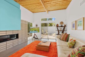 Fernseher, Kamin, Arbeitsbereiche