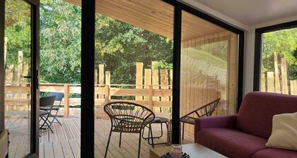 Unusual lodge in a natural setting with private Nordic bath - Alsace