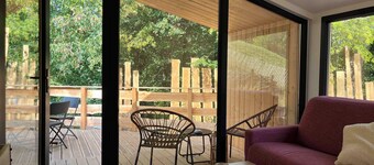 Unusual lodge in a natural setting with private Nordic bath - Alsace