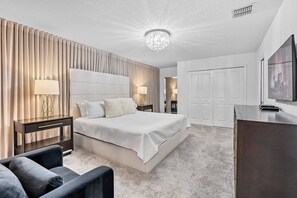 7 bedrooms, iron/ironing board, travel crib, WiFi