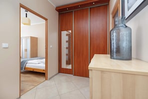 1 bedroom, iron/ironing board, travel crib, WiFi