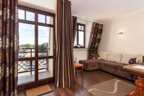 Atmosphärisches Studio in Swinoujscie | Balkon und Nähe zur Promenade