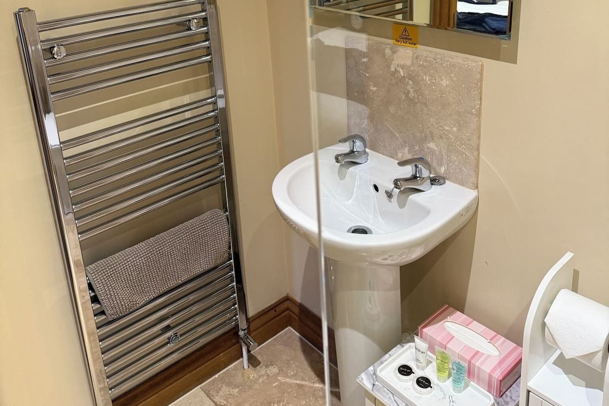 Family Double Room, Pets Allowed | Bathroom | Shower, hair dryer, towels, soap