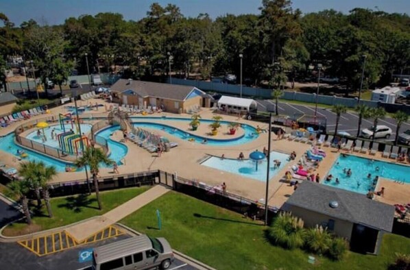Indoor pool, outdoor pool