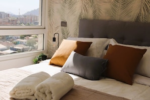 Iron/ironing board, WiFi, bed sheets