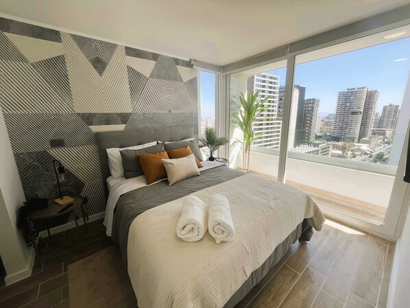 1 habitación, tabla de planchar con plancha, wifi y ropa de cama 