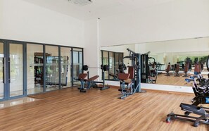 Fitness facility - Modern Look And Homey Studio At Apartment Sky House Bsd (Pagedangan)