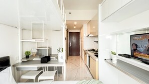 Interior - Modern Look And Homey Studio At Apartment Sky House Bsd (Pagedangan)