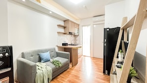 Standard Apartment | Living area - Warm And Comfy 2Br At Bassura City Apartment (Jakarta)