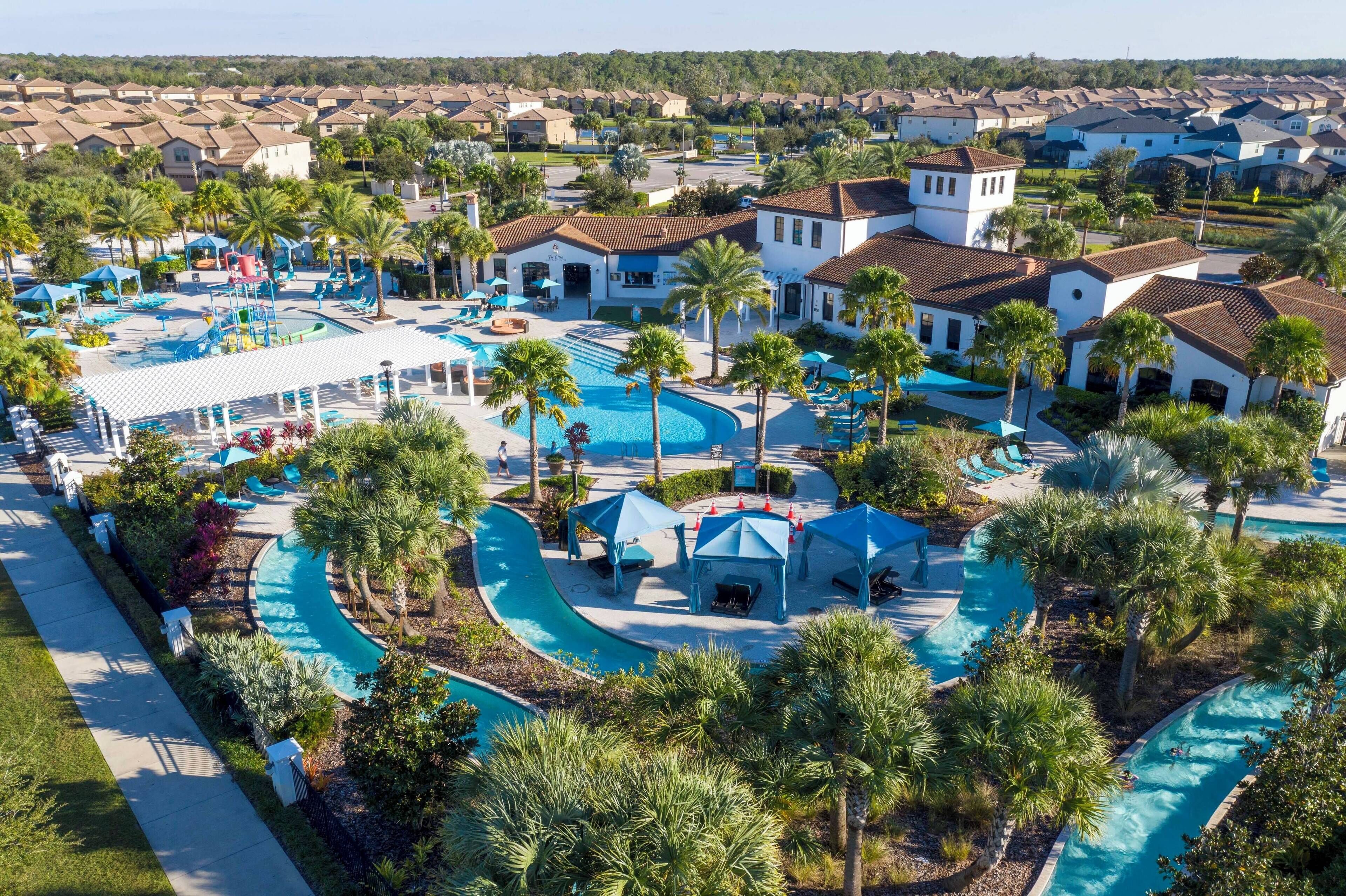 Una piscina riscaldata