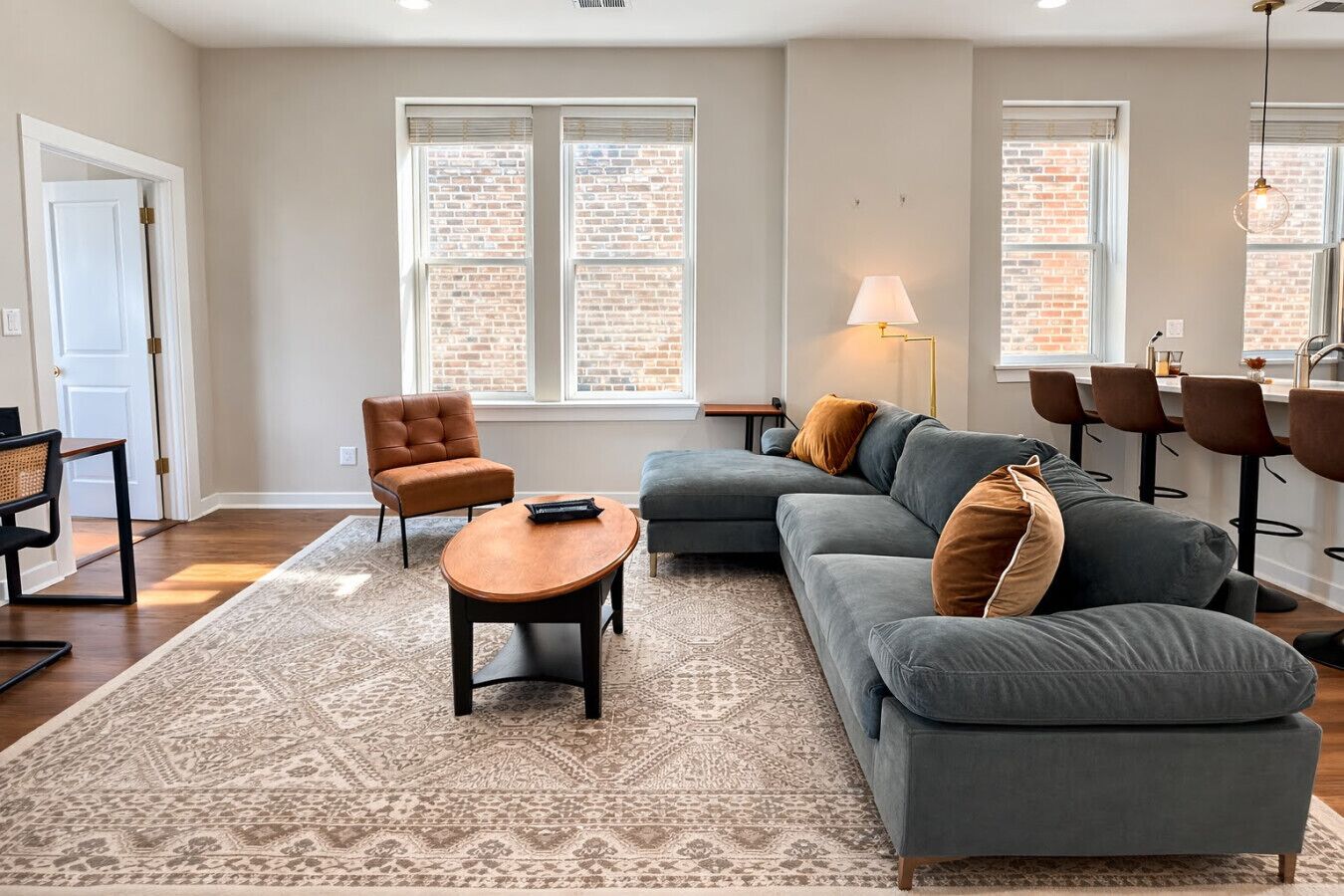 Smart TV, books, offices