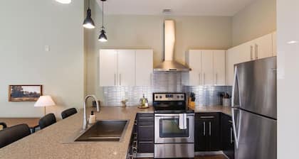 Downtown Luxe 2BR Loft Apt | Sleeps 8-9 | Walkable