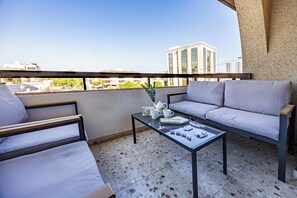 Apartment, 3 Bedrooms, Balcony, City View | Balcony - Trygoni Court - Elegant Downtown 3-bdr Apartment (Limassol)
