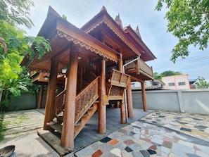 Shared Dormitory, 1 Bedroom, Smoking, Balcony | Front of property - Room-queen Room With Balcony Garden View (Bangkok)