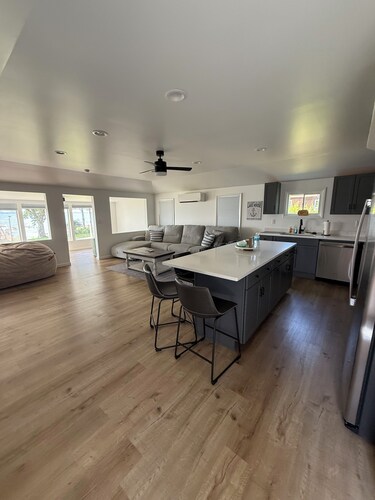 Stunning fully remodeled 3 bedroom, 2 bath house directly on North Sandy Pond