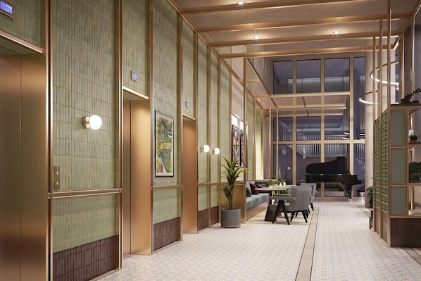 Interior entrance