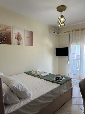 2 間睡房、熨斗/熨衫板、Wi-Fi、床單