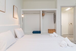 1 bedroom, iron/ironing board, bed sheets