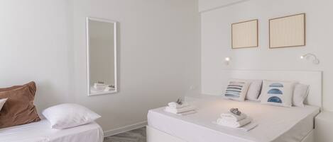 1 bedroom, iron/ironing board, bed sheets