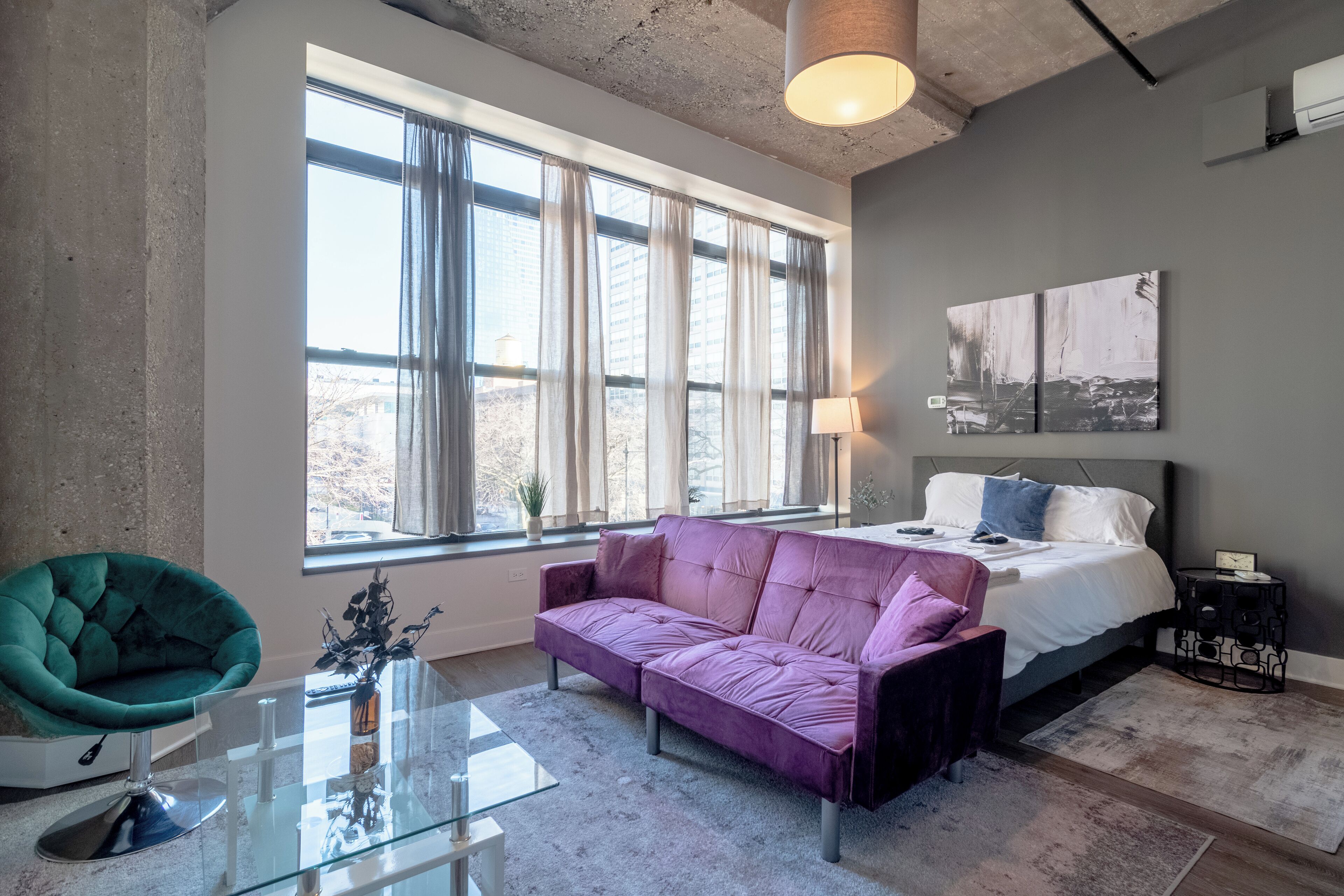 1 chambre, fer et planche à repasser, Wi-Fi gratuit, draps fournis