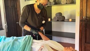 Steam room, deep-tissue massages, Swedish massages, sports massages