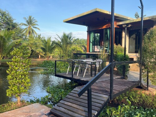 Darisa home  ที่พักใกล้ตัวเมืองสุราษฎร์ธานี เพียง 6 กิโลเมตร บรรยากาศดีมาก